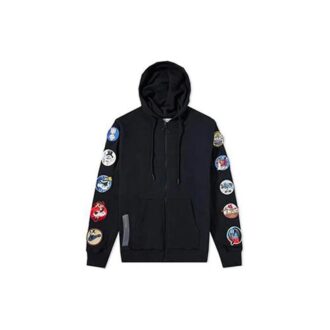 Off-White Men’ s Back Arrow Zipper Black