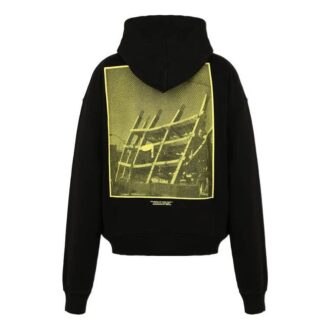 Off-White Men’ s Back Printing Long Sleeves Black