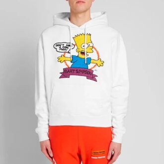 Off-White Men’ s Bart Simpson Printing White