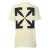 Off-White Men’ s C/O VIRGIL ABLOH Arrow Short Sleeve Version Creamy White T-Shirt