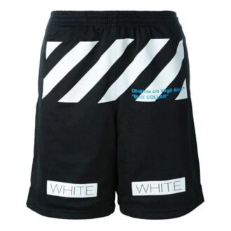 Off-White Men’ s C/O VIRGIL ABLOH Mesh Shorts Basic Black Off-White Men’ s C/O VIRGIL ABLOH Mesh Shorts Basic Black