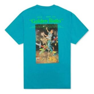 Off-White Men’ s C/O VIRGIL ABLOH Skeleton Painting Short Sleeve Loose Fit Blue T-Shirt Off-White Men’ s C/O VIRGIL ABLOH Skeleton Painting Short Sleeve Loose Fit Blue T-Shirt