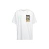 Off-White Men’ s C/O VIRGIL ABLOH Skeleton Painting Short Sleeve Loose Fit White T-Shirt