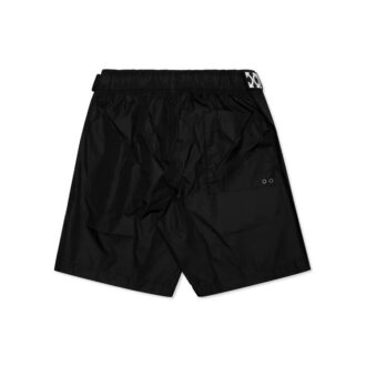 Off-White Men’ s C/O VIRGIL ABLOH Waist Logo Sports Shorts Black Off-White Men’ s C/O VIRGIL ABLOH Waist Logo Sports Shorts Black