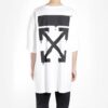 Off-White Men’ s C/O VIRGILABLOH Simpson Arrow Short Sleeve White T-Shirt