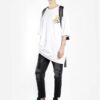 Off-White Men’ s C/O VIRGILABLOH Simpson Arrow Short Sleeve White T-Shirt