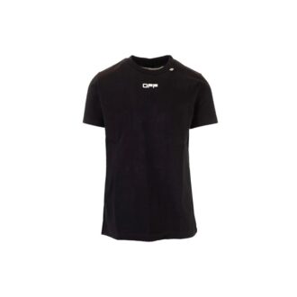 Off-White Men’ s Caravaggio Arrow Back Printing Short Sleeve Ordinary Version Black T-Shirt Off-White Men’ s Caravaggio Arrow Back Printing Short Sleeve Ordinary Version Black T-Shirt