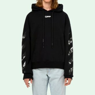 Off-White Men’ s Caravaggio Back Printing Black Off-White Men’ s Caravaggio Back Printing Black