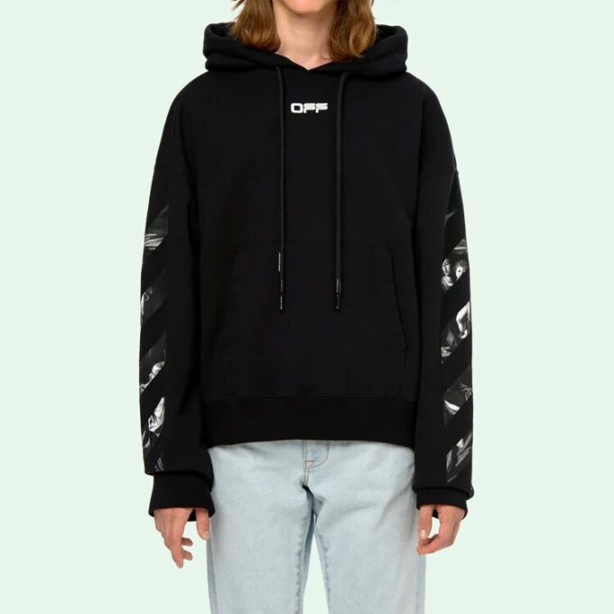 Off-White Men’ s Caravaggio Back Printing Black