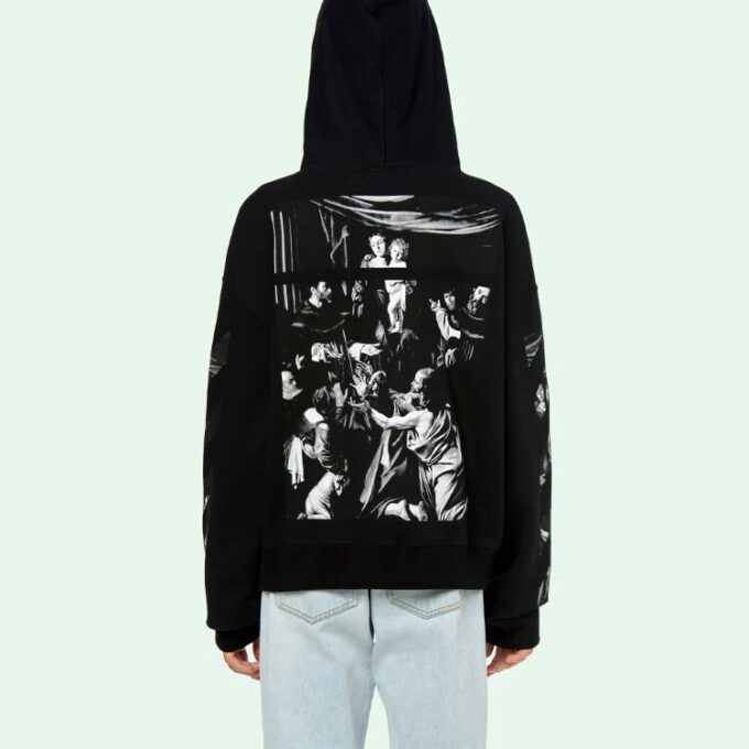 Off-White Men’ s Caravaggio Back Printing Black