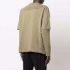 Off-White Men’ s Caravaggio Boy Printing Long Sleeves Loose Fit Military Green T-Shirt