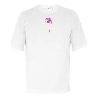 Off-White Men’ s Casual Cotton Round Neck Short Sleeve Loose Fit White T-Shirt Off-White Men’ s Casual Cotton Round Neck Short Sleeve Loose Fit White T-Shirt