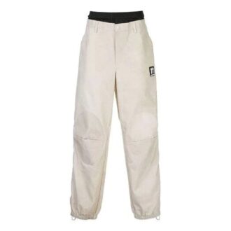 Off-White Men’ s Casual Long Pants/Trousers Loose Fit Beige Off-White Men’ s Casual Long Pants/Trousers Loose Fit Beige