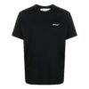 Off-White Men’ s Chain Arrow Logo Printing Short Sleeve Casual Version Black T-Shirt