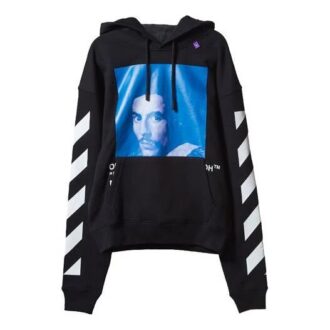 Off-White Men’ s Character Printing Long Sleeves Black Off-White Men’ s Character Printing Long Sleeves Black