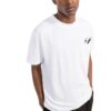 Off-White Men’ s Chest Stripe Pocket Round Neck Short Sleeve White T-Shirt