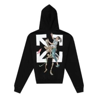 Off-White Men’ s Cotton Arrow Printing Black
