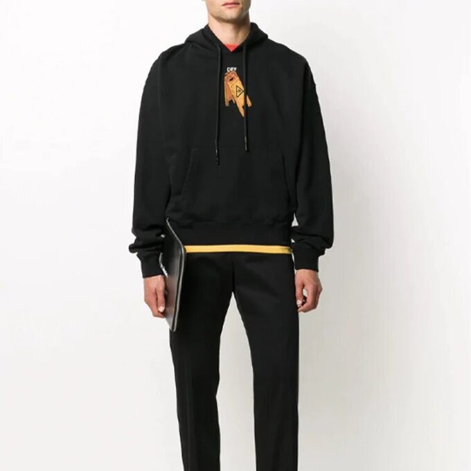 Off-White Men’ s Cotton Arrow Printing Black