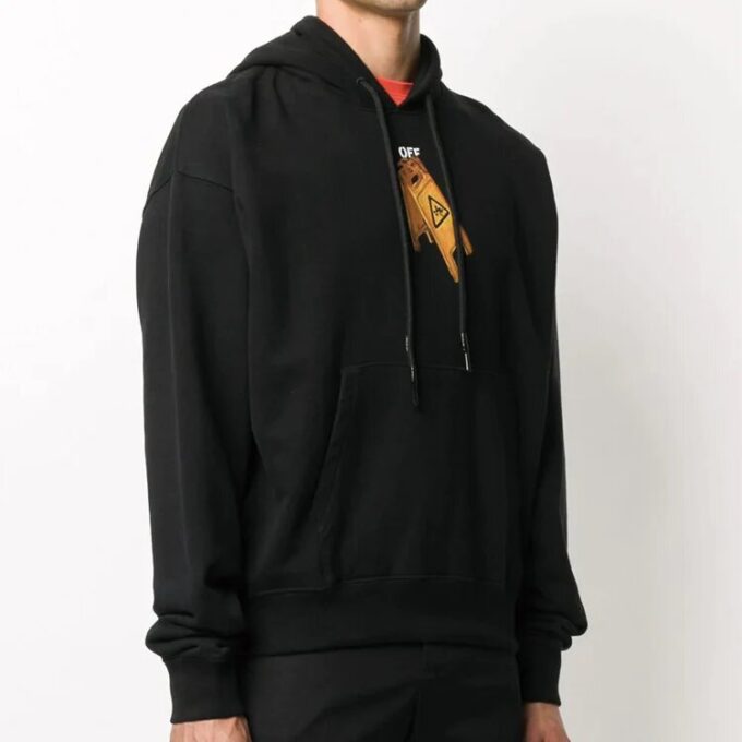 Off-White Men’ s Cotton Arrow Printing Black