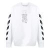 Off-White Men’ s Cotton Arrow Sports White