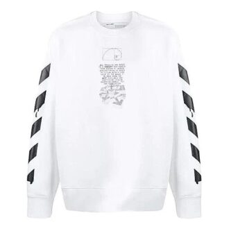 Off-White Men’ s Cotton Arrow Sports White