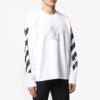 Off-White Men’ s Cotton Arrow Sports White