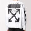 Off-White Men’ s Cotton Arrow Sports White