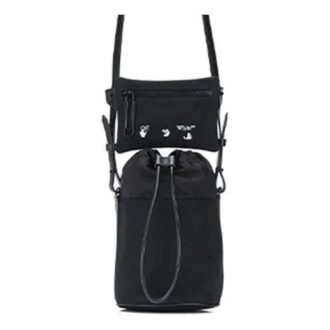 Off-White Men’ s Cotton Black Shoulder Bag