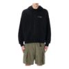 Off-White Men’ s Cotton Hooded Sports Black