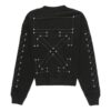 Off-White Men’ s Cotton Round Neck Pullover Black