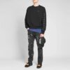 Off-White Men’ s Cotton Round Neck Pullover Black