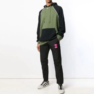 Off-White Men’ s D Waist Casual Long Pants/Trousers Slim Fit Black