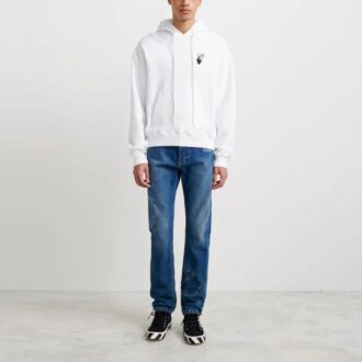 Off-White Men’ s Degrad Arrows Loose Fit White