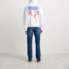Off-White Men’ s Degrad Arrows Loose Fit White