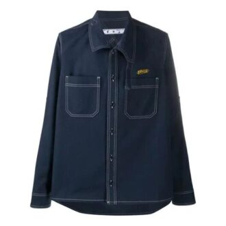 Off-White Men’ s Detail Blue Shirt
