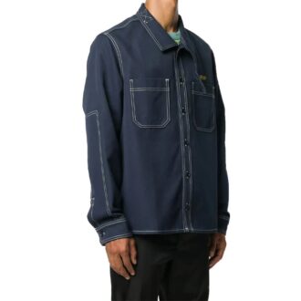 Off-White Men’ s Detail Blue Shirt
