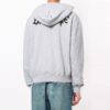 Off-White Men’ s Devil Printing Hooded Long Sleeves Gray