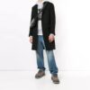 Off-White Men’ s Devil Printing Hooded Long Sleeves Gray
