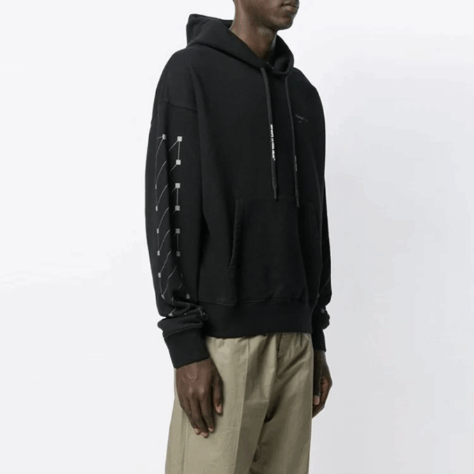 Off-White Men’ s Diag Backbone Printing Black
