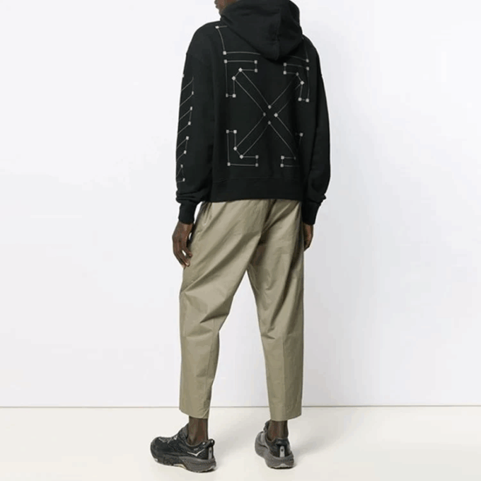 Off-White Men’ s Diag Backbone Printing Black
