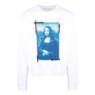 Off-White Men’ s Elizabeth Printing Long Sleeves White