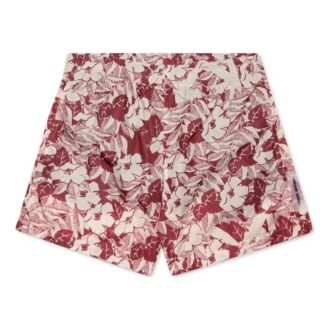 Off-White Men’ s Flowers Printing Red Shorts Off-White Men’ s Flowers Printing Red Shorts
