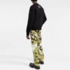 Off-White Men’ s FW21 3D Arrow Pattern Knit Pullover Wool Sweater Loose Fit Black