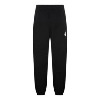 Off-White Men’ s FW21 Adornment Sports Pants/Trousers/Joggers Black Off-White Men’ s FW21 Adornment Sports Pants/Trousers/Joggers Black