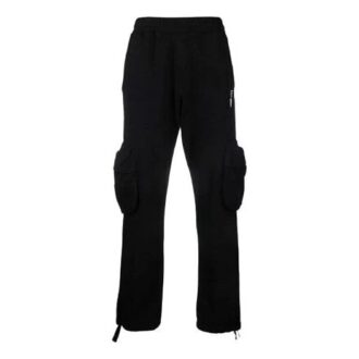 Off-White Men’ s FW21 Alphabet Logo Cargo Long Pants/Trousers Loose Fit Black Off-White Men’ s FW21 Alphabet Logo Cargo Long Pants/Trousers Loose Fit Black
