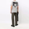 Off-White Men’ s FW21 Arrow Logo Cotton Short Sleeve Gray T-Shirt