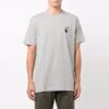 Off-White Men’ s FW21 Arrow Logo Cotton Short Sleeve Gray T-Shirt