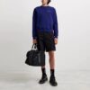 Off-White Men’ s FW21 Arrow Logo Round Neck Pullover Blue