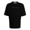 Off-White Men’ s FW21 Arrow Pattern Alphabet Short Sleeve Loose Fit Black T-Shirt
