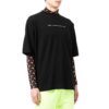 Off-White Men’ s FW21 Arrow Pattern Alphabet Short Sleeve Loose Fit Black T-Shirt